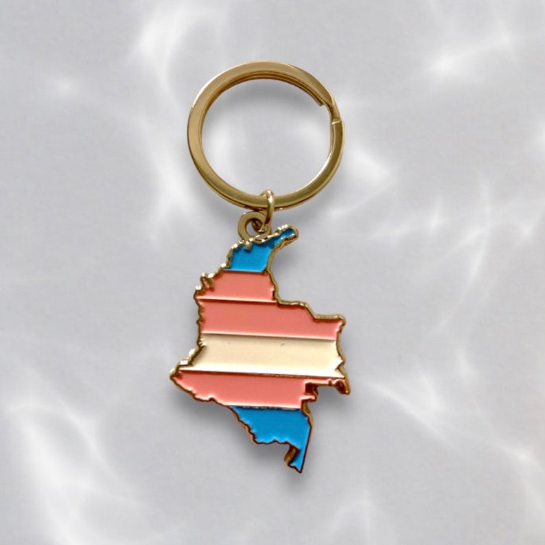 Colombian Trans Keychain - Etsy