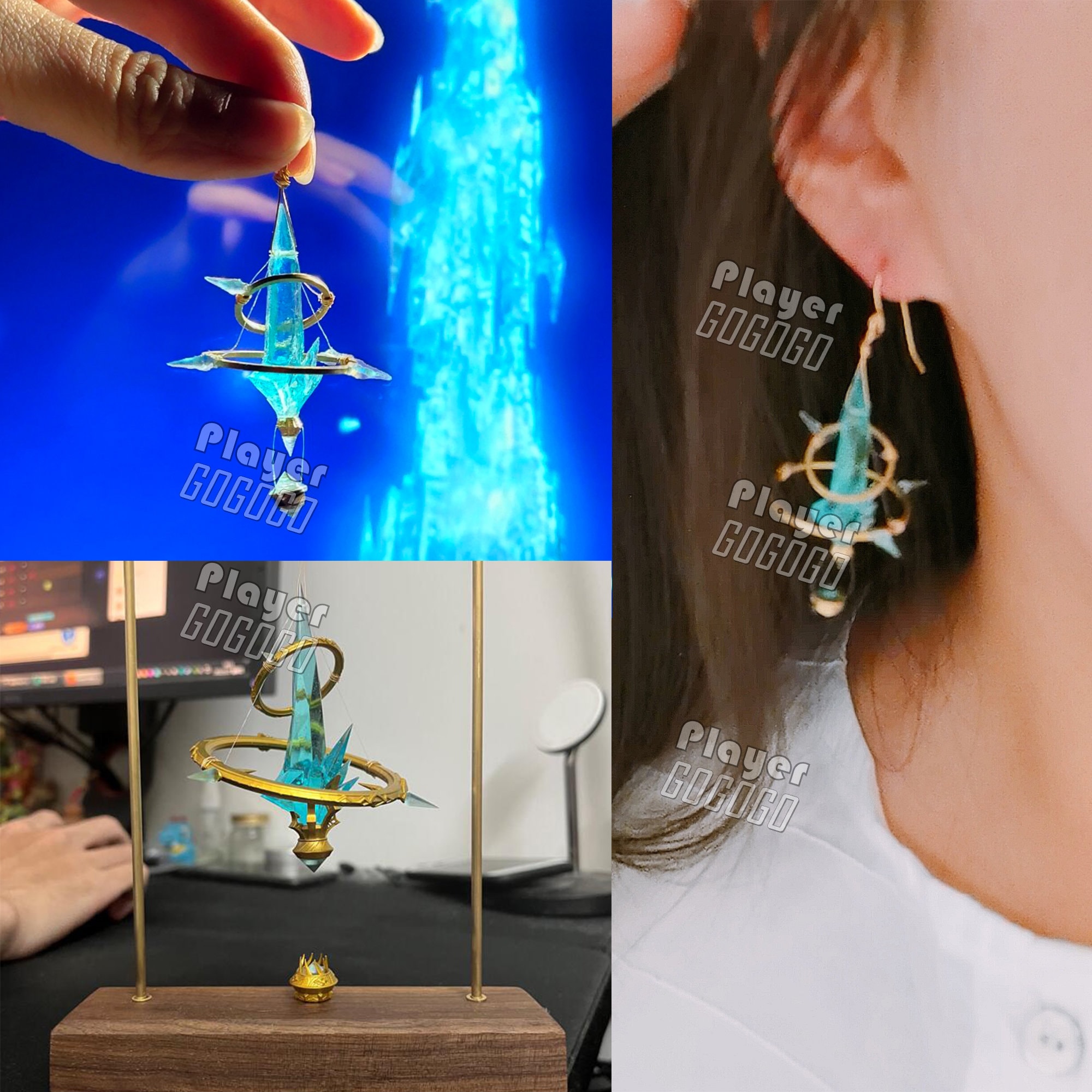 Aetheryte earring etsy sale