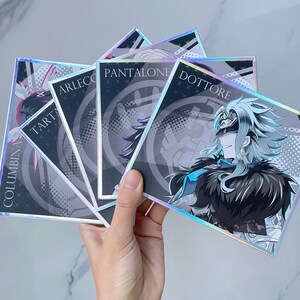 Genshin Impact Snezhnaya Excecutives Holographic Standees, Thick Art