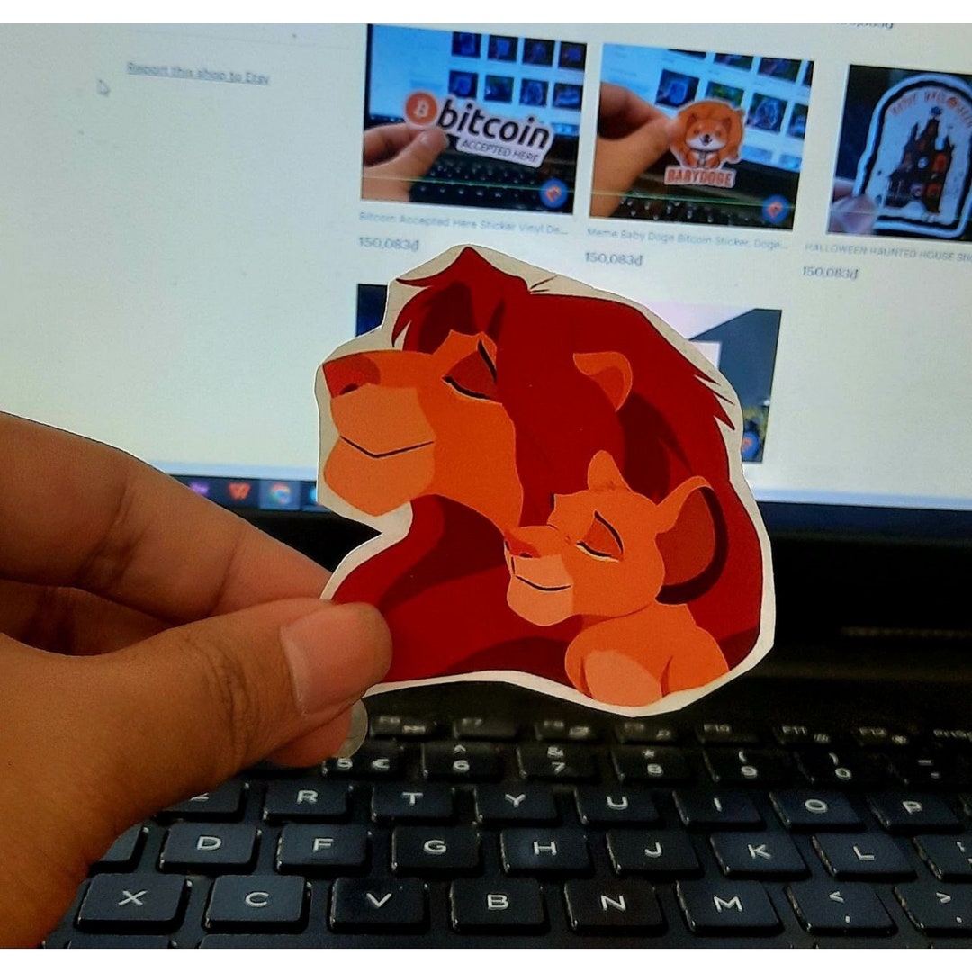 Lion King Walt Disney Car Sticker Peeker Stickers Vinyl Etsy