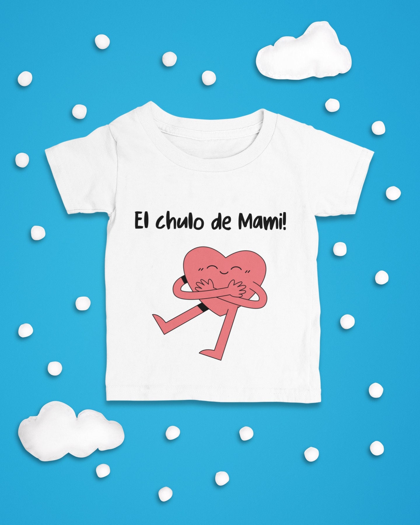 El Chulo de Mami! Jungen Spanisch Entzückendes Baby Kurzarm T-Shirt