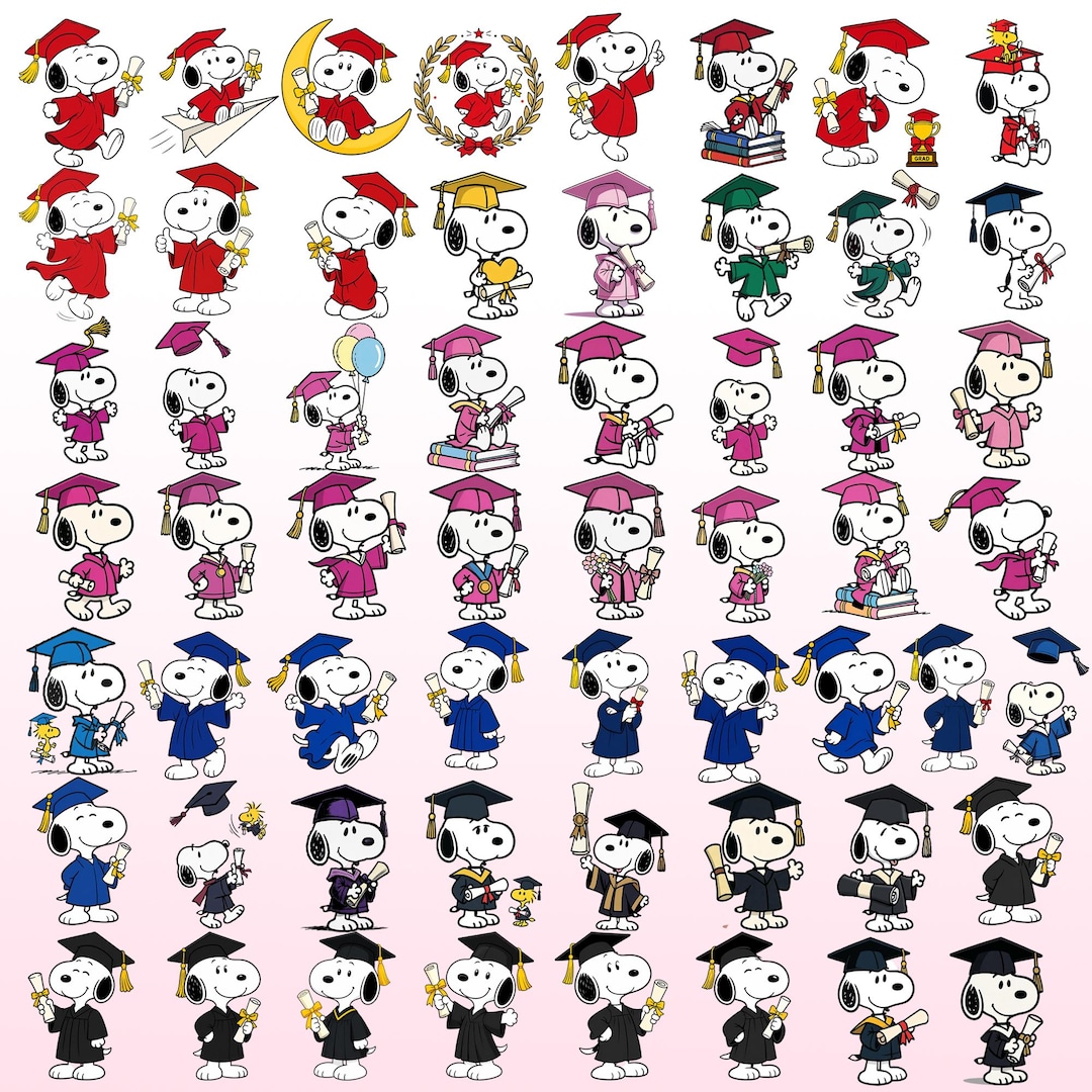 Snoopy Graduation PNG, Cute Puppy Grad Design, Class of 2026 ...