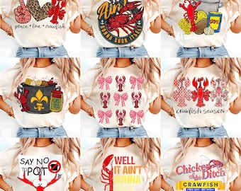 Crawfish Digital File Bundle, Crawfish Boil svg, Crawfish Shirt svg, Belle Of The Boil svg, Crawfish Season svg, Crawfish Season Png