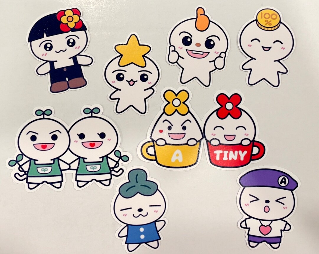 ATEEZ TEEZMON Stickers Atiny Character Laptop Decal - Etsy