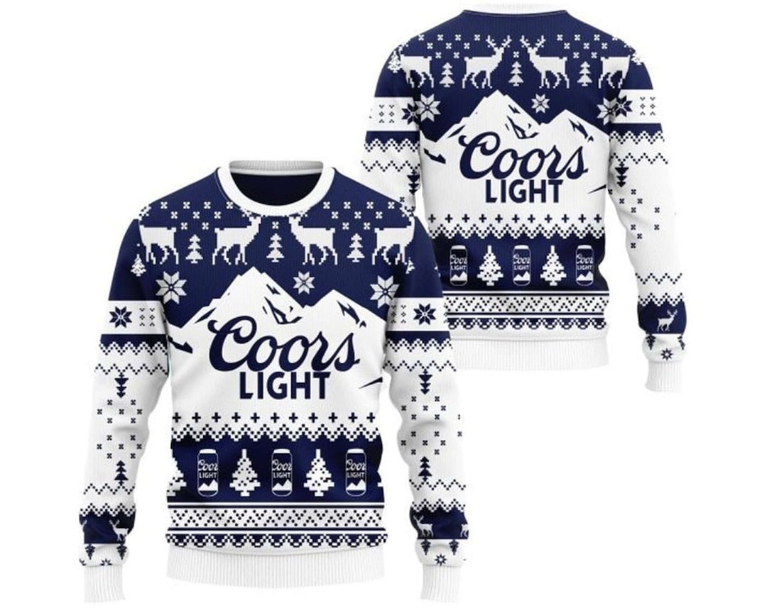 Coors Light Ugly Christmas Sweater the Grinch Ugly Sweater Etsy
