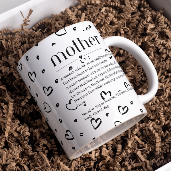 Definition of a Mothers Day 15oz Mug Wrap - minimal mug wrap - gift for mom - sublimation design- digital download - png jpeg 2023