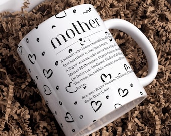 Definição de um adesivo para caneca de 443ml (15oz) para o Dia das Mães - adesivo minimalista para caneca - presente para a mãe - design para sublimação - download digital - png jpeg 2023