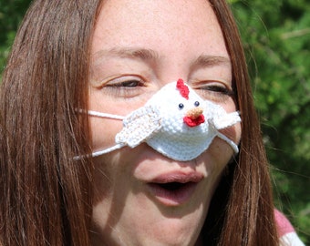 Nose warmer chicken gifts. Сhicken accessories. Fun useful gift.