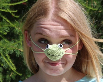 Nose warmer frog lover gifts. Cute frog and toad.