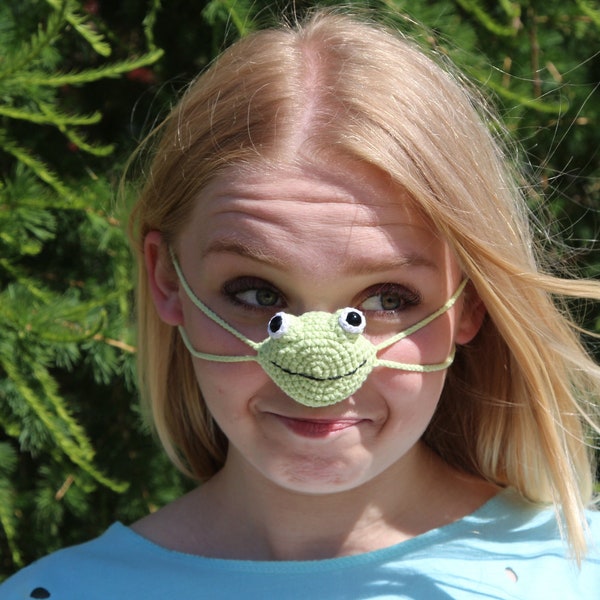 Nose warmer frog lover gifts. Cute frog and toad.