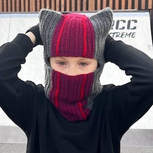 Crochet Balaclava Clancy PATTERN. Twenty One Pilots ski mask pattern. Clancy beanie. Halloween cosplay.