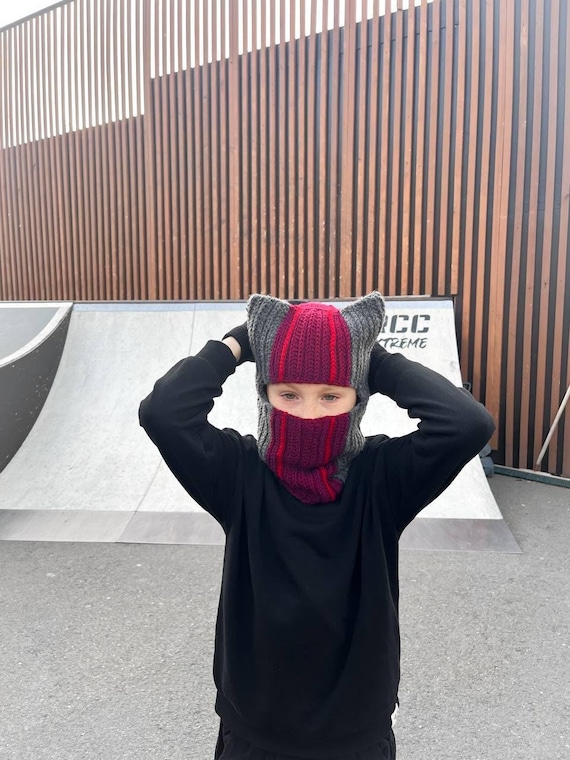 Crochet Balaclava Clancy PATTERN. Twenty One Pilots ski mask pattern. Clancy beanie. Halloween cosplay.