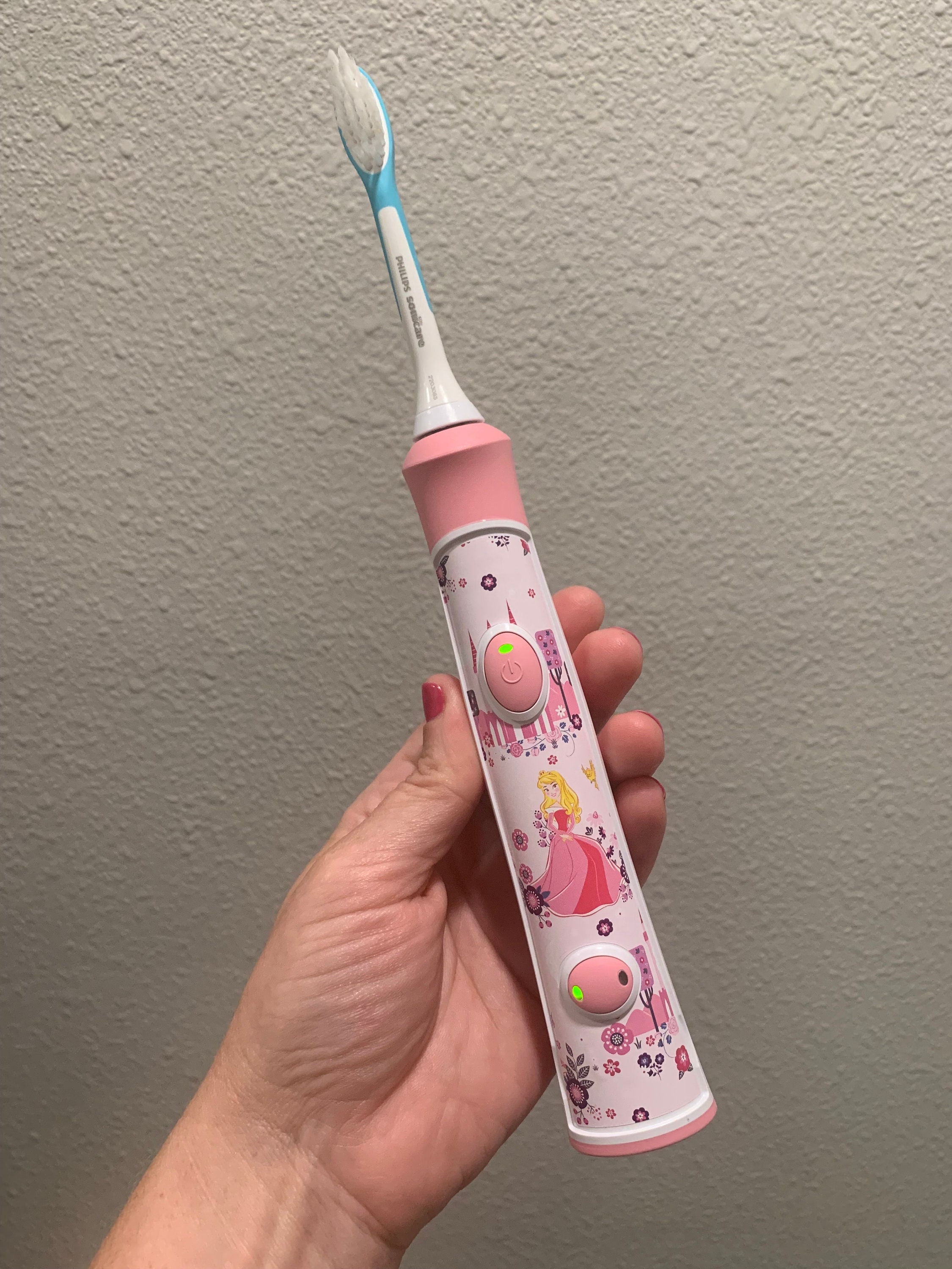 Toothbrush sticker