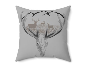 Spun Polyester Square Pillow