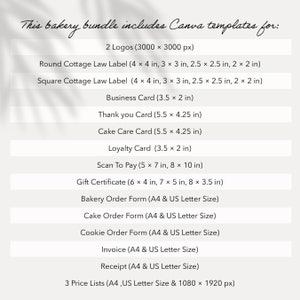 Canva Templates for Bakery Logo, Business