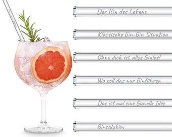 De Gin of Life Edition gegraveerd met 6 grappige Gin Tonic-uitspraken