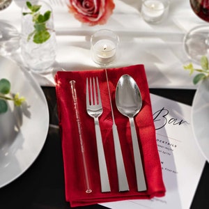 Hochzeit Gastgeschenk gravierte Glasstrohhalme mit 10 individuellen Gast Namen