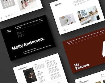 Graphic Design Portfolio Template: InDesign Resume (A4 & US Letter)