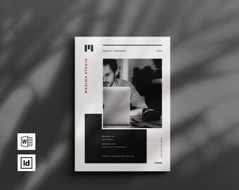 Business Proposal | Project Proposal | Simple Proposal | Client Proposal Template | Adobe Indesign | MS Word Template