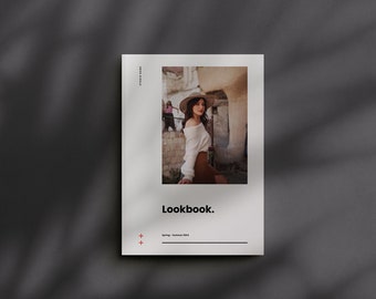 Fashion Lookbook Template: Magazin Katalog, Indesign (A4 & US Letter)