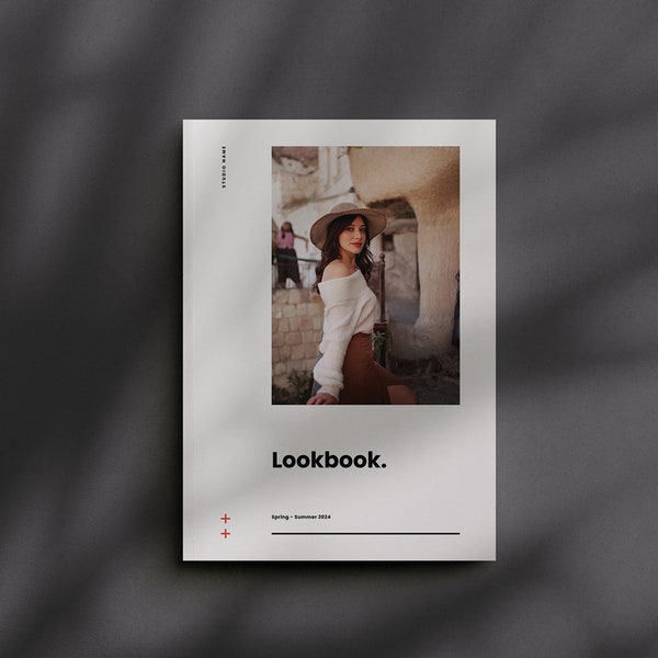 Lookbook Vorlage, Magazin Lookbook Vorlage, Mode Katalog Vorlage, Look Book Ebook Vorlage, Fashion Lookbook, Indesign Template