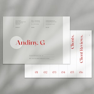 Portfólio de Design Gráfico | Modelo de portfólio | Mostre seu trabalho | Modelo de portfólio de clientes | Modelo de edição online grátis | Projeto Popular