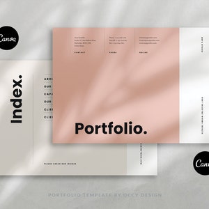 Modelo de portfólio do Canva | Portfólio de Design Gráfico | Portfólio de Design | Portfólio de Trabalho | Modelo de tela