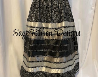 Sparkly Webs Ribbon Skirt