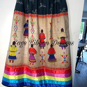 Rounddance Ledger Ribbon Skirt