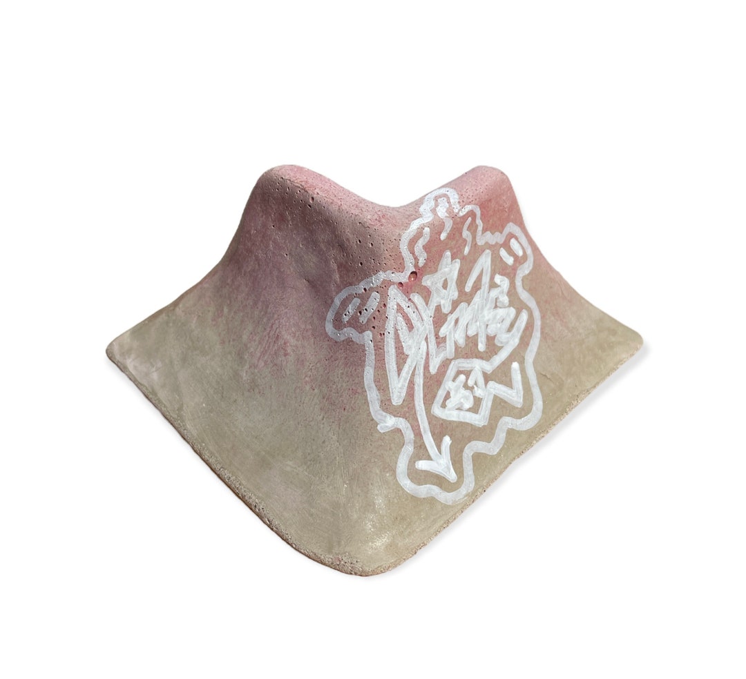 Concrete Fingerboard Obstacle Wall Quarter Hip by Stinky Farms