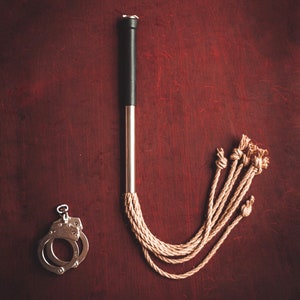 Burning Rope - Flogger made of jute rope