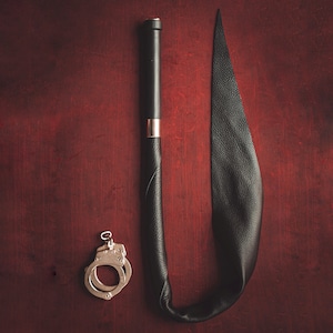 Drachenschwanz-Peitsche - Singletail aus Leder