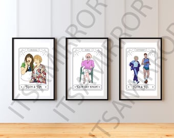 Kath and Kim Tarot Art Prints: Australian TV Comedy (Digital Download)