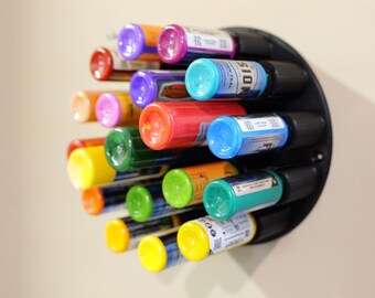 tattoo ink holder, wall display, 1 0z and 2oz wall mountable , holder washable for hygiene. 19