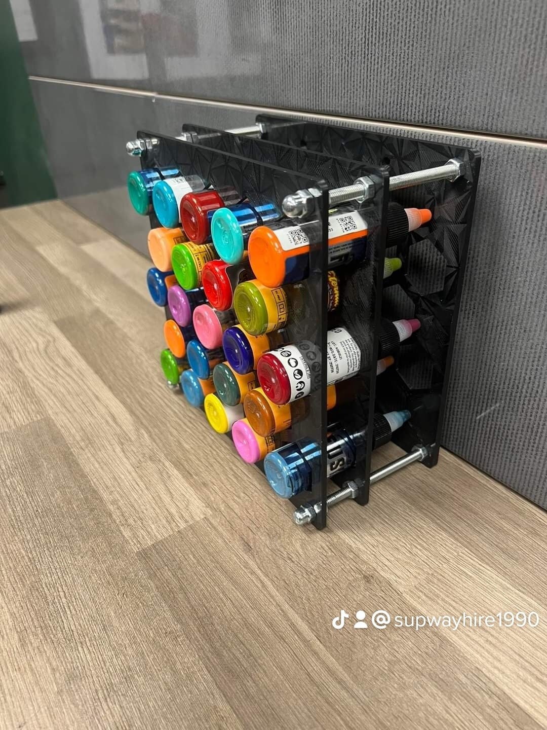 Tattoo Ink Holder, Wall Display, 1 0z or 2oz Wall Mountable Also Free