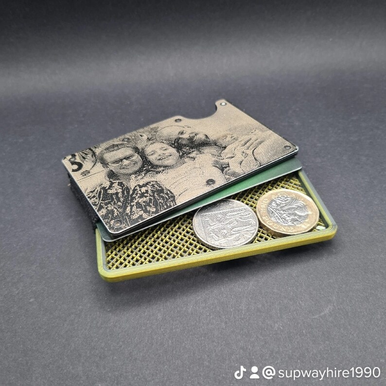 Slim Wallet Coin Holder Tray Compatible With Ridge Wallets Etsy