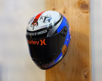 1/2 scale f1 formula 1, moto gp (helmet Stand/ Holder only) wall bracket