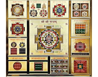 Shree Sampurna Yantra – 10x10 cm Hindu Vastu Yantra(Plastic)