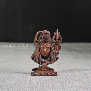 Divine Mahadev Lord Shiva Statue (Double Sided) for Spiritual Décor, Puja & Meditation | Meaningful Gift of Blessings, Positivity