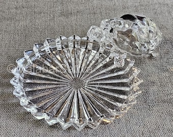 Crystal Glass Feng Shui Turtle with Plate: Symbol of Longevity