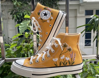 Parkway floral converse yellow deals