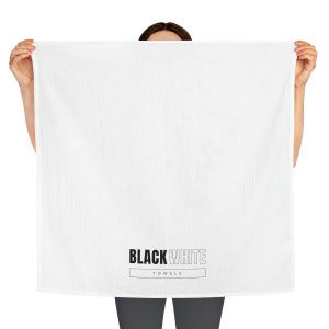 Geschirrtuch Design Schwarz & Weiß