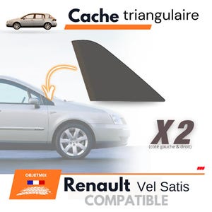 Kit 2 Caches Aile avant - Renault Vel Satis - Coté passer & Conducteur