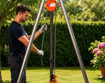Hoist Support - Stump Puller - 1 tonne max capacity