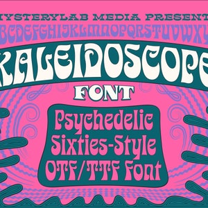 Kaleidoscope Psychedelic Font