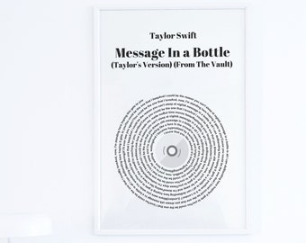 Taylor Swift - Message In A Bottle (Taylor's Version) (From The Vault)  (Lyric Video) 