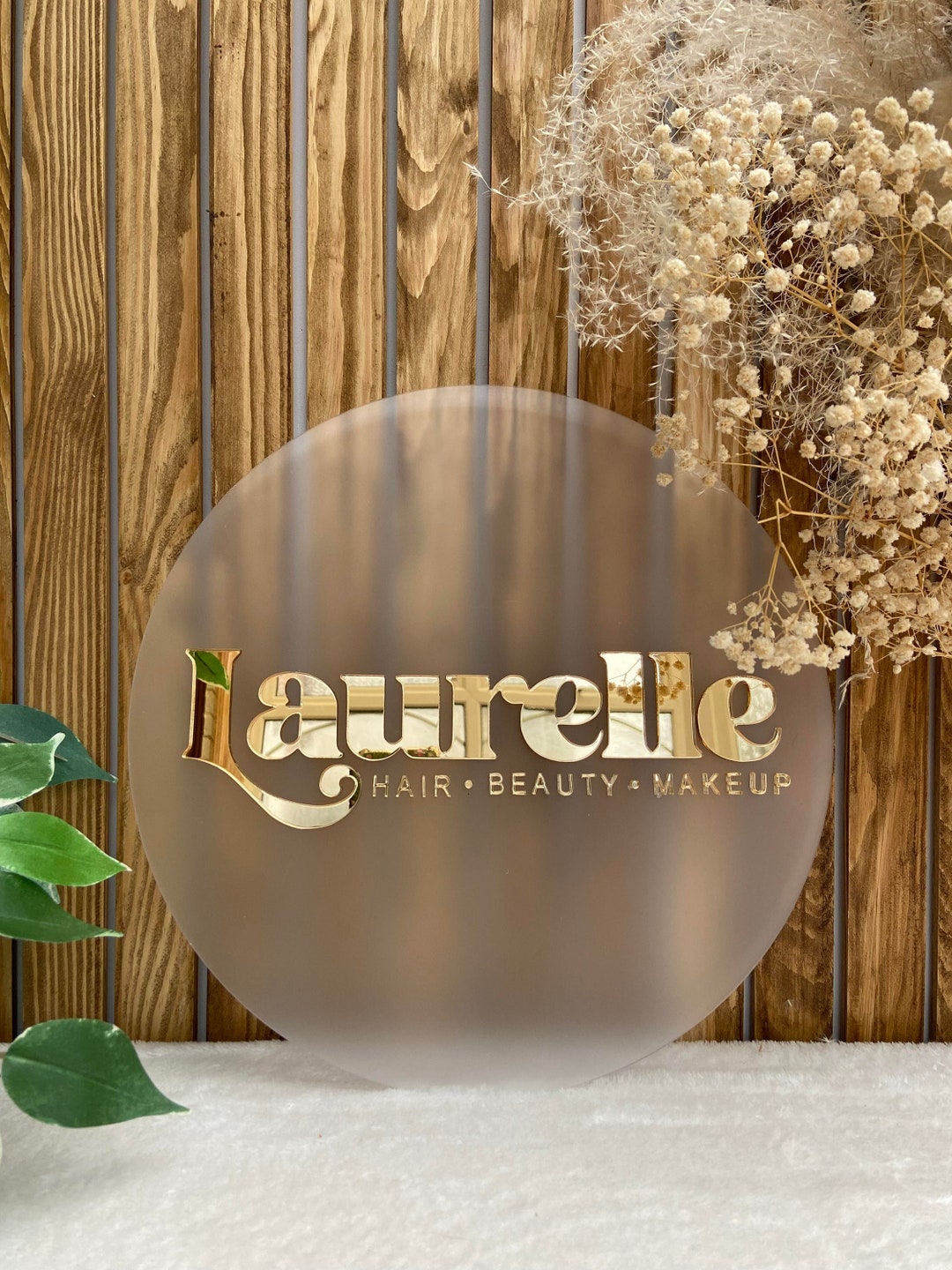 35cm 3D Acrylic Logo Sign | Custom Raised Sign for Businesses - Etsy UK