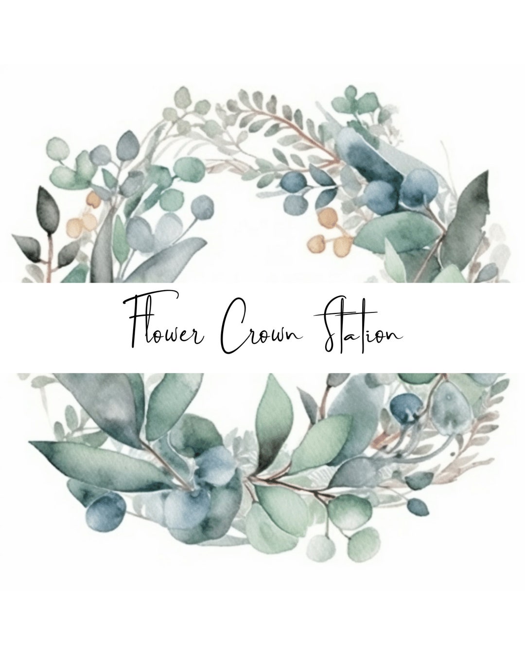 Flower Crown Station Activity Bridal Shower Flower Crown Station Idea