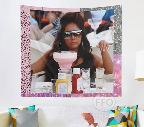 The Funny Snooki Mood Tapestry Funny Celebrity Tapestry Great for