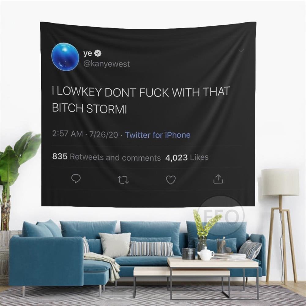 The Funny Stormi Tweet Flag I Low-key Dont Fu With That - Etsy UK